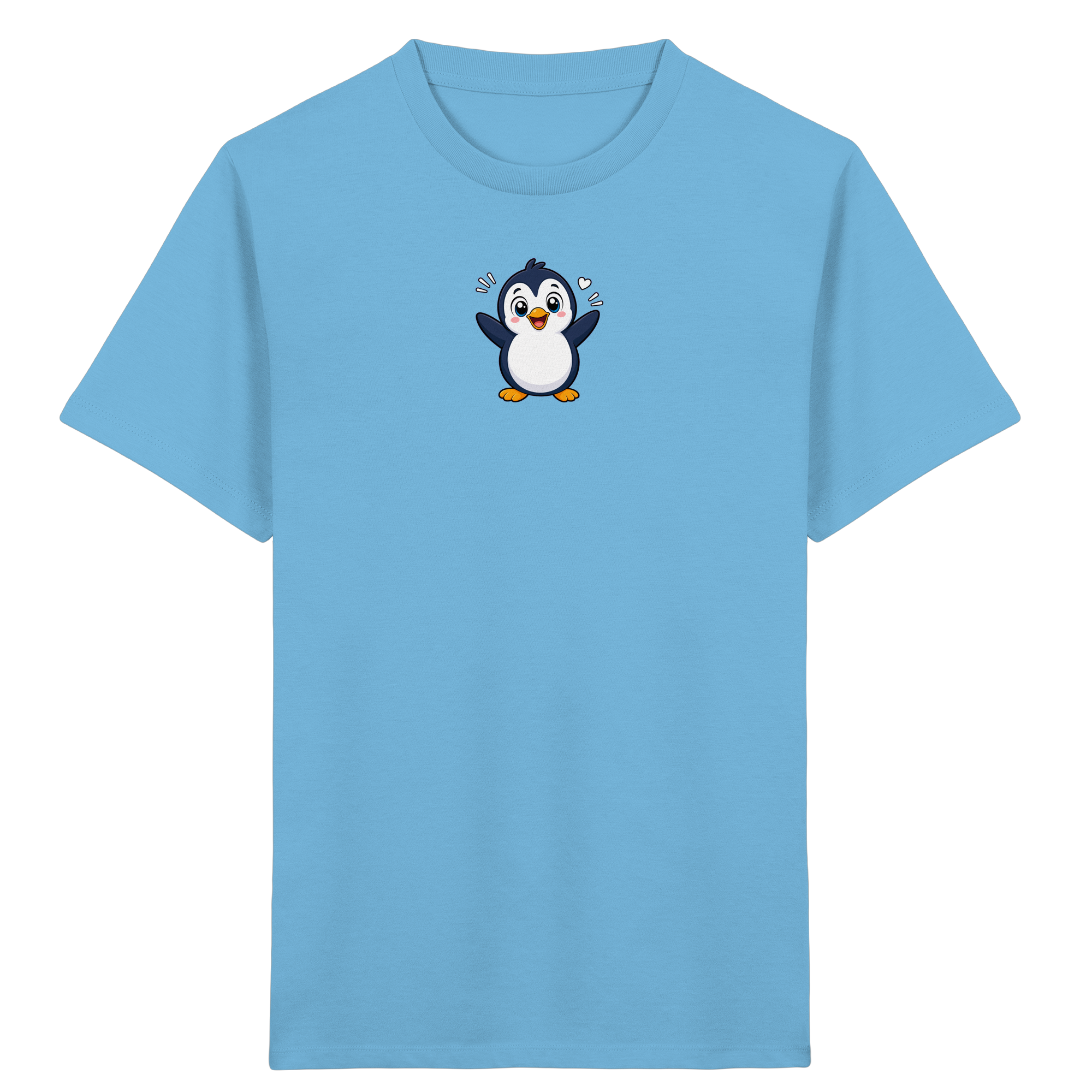 Kinder T-Shirt Pinguin mit Herzchen
