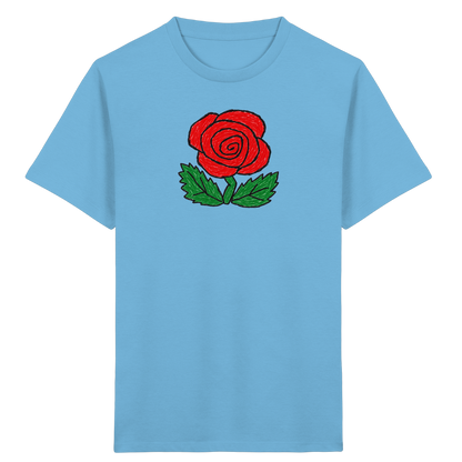 Kritzel-Rose Kinder T-Shirt - Kinder Bio T-Shirt