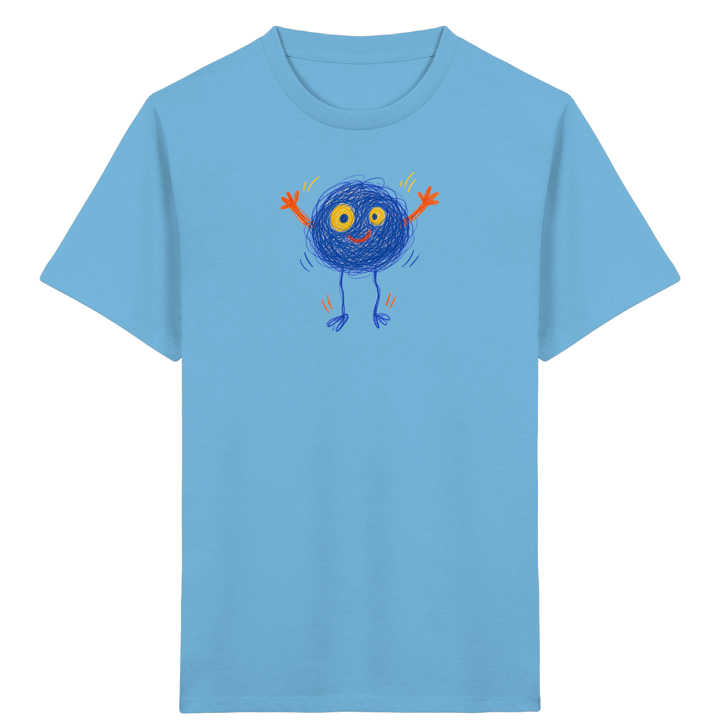 Hüpfkugel Kritzelmonster Kinder T-Shirt - Kinder Bio T-Shirt