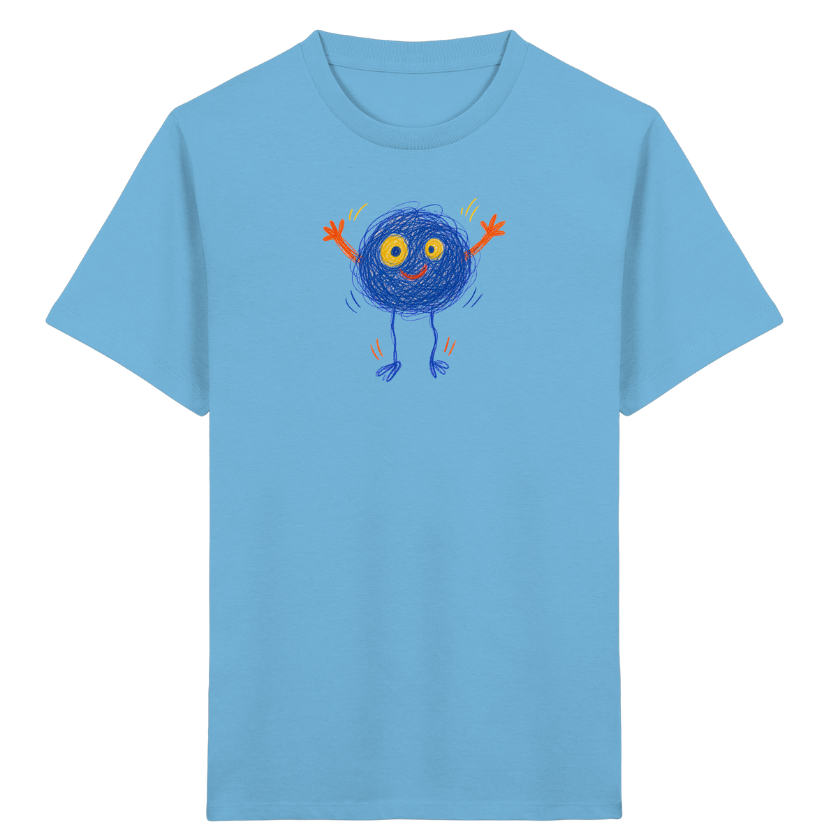 Hüpfkugel Kritzelmonster Kinder T-Shirt - Kinder Bio T-Shirt