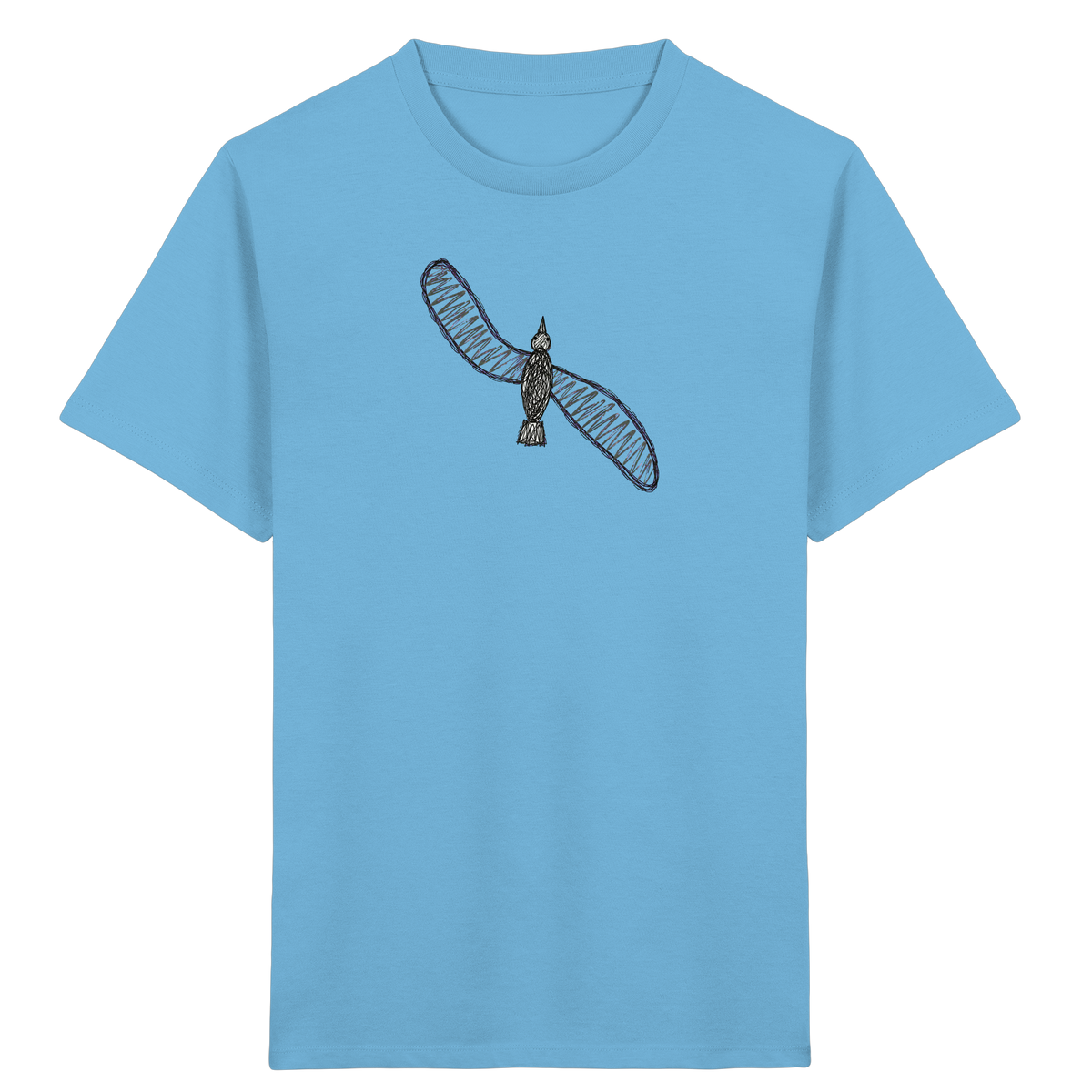 Möwe von oben Shirt - Kinder Bio T-Shirt