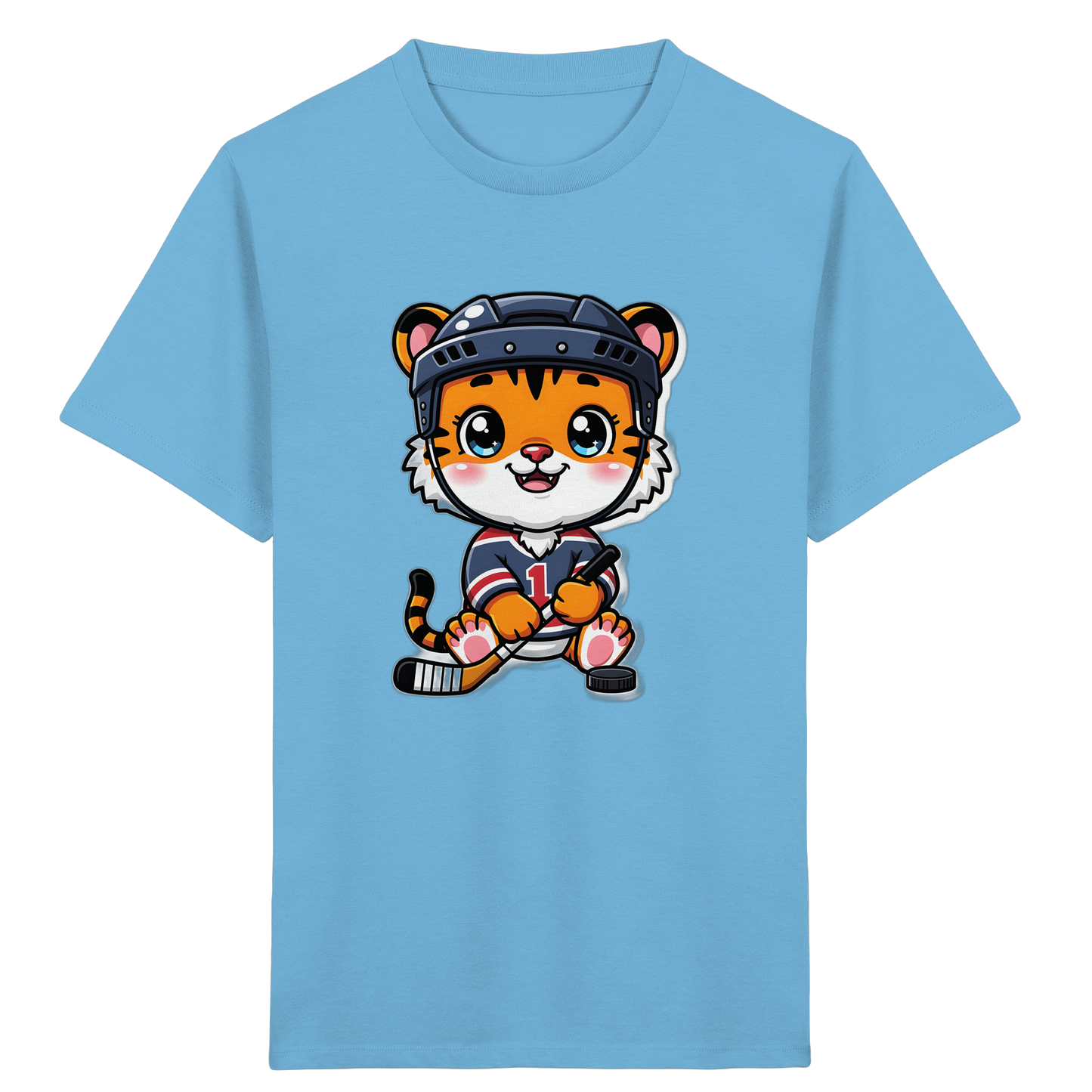 Eishockey Tiger: Cooles Kinder T-Shirt