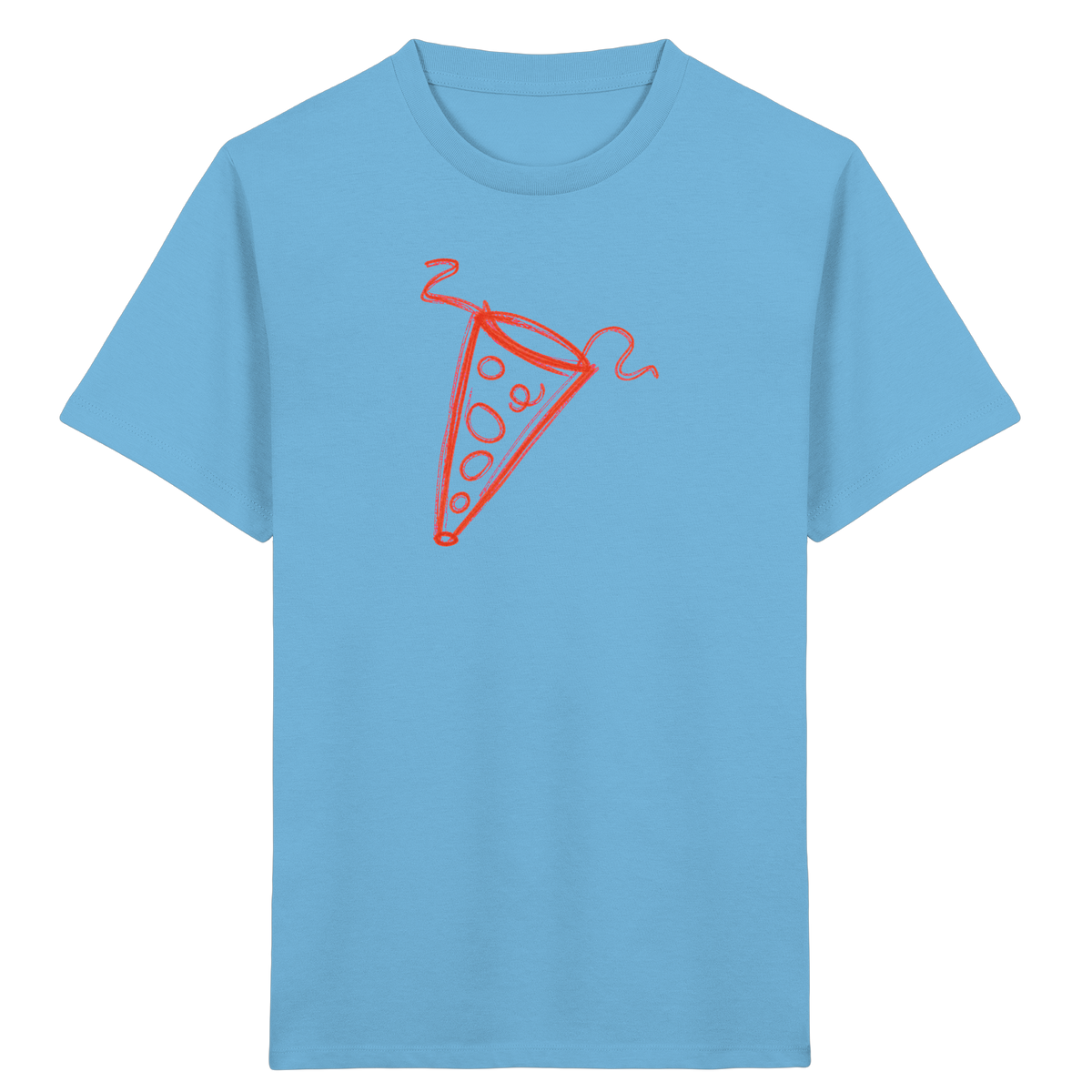 Orange Kringel Schultüte Shirt - Kinder Bio T-Shirt