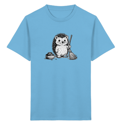 Igel beim Curling: Kinder T-Shirt - Kinder Bio T-Shirt