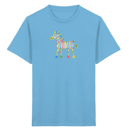 Farbpunkt Zebra für Kinder - Kinder Bio T-Shirt