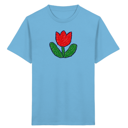 Kritzel Tulpe Kinder Shirt - Kinder Bio T-Shirt