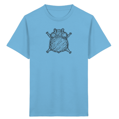 Hamster von oben gezeichnet - Kinder Bio T-Shirt