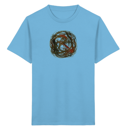 Wildes Kreide Knäuel Natur T-Shirt - Kinder Bio T-Shirt