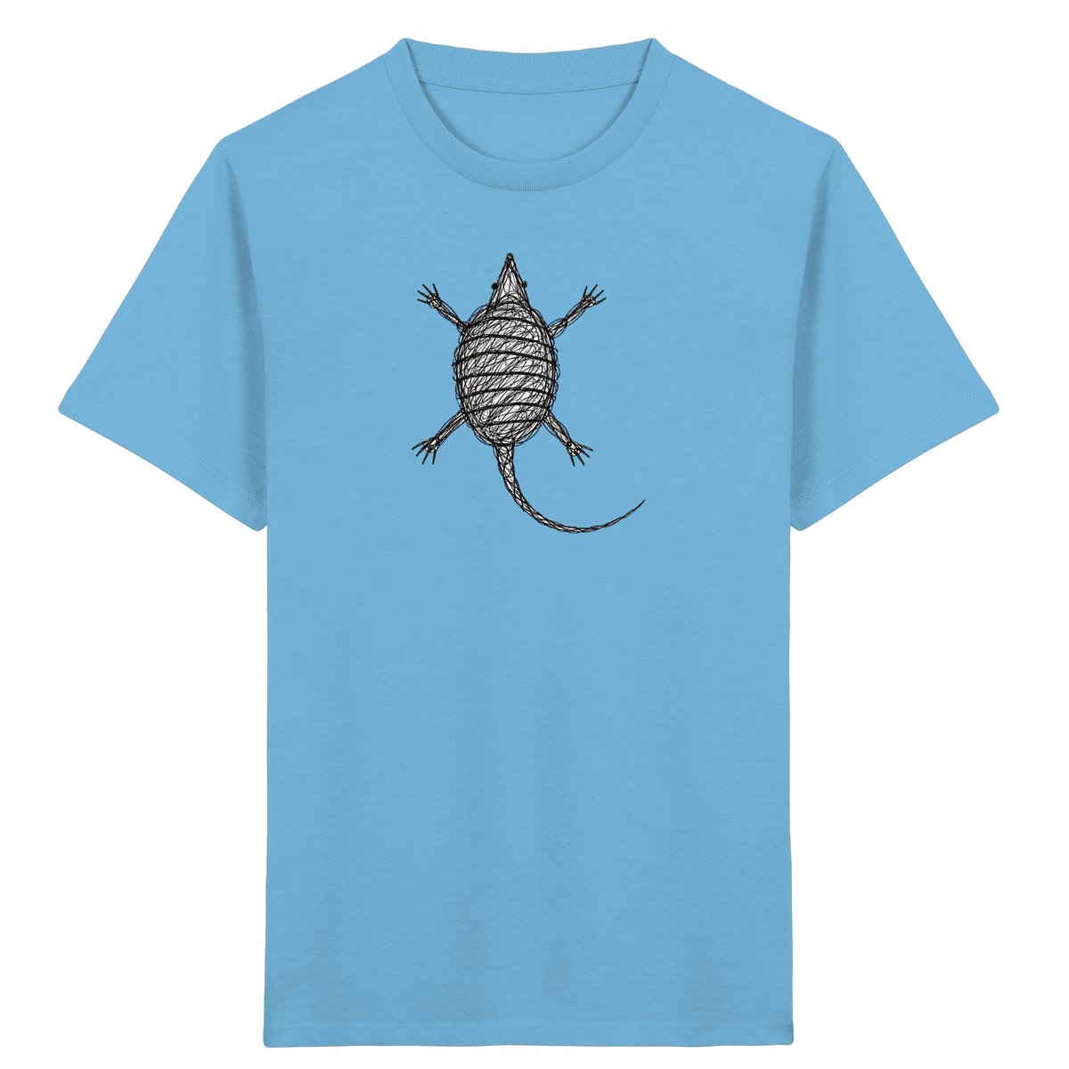 Gürteltier von oben - Kinder Bio T-Shirt