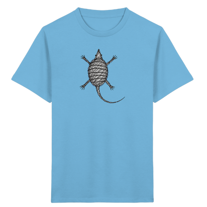 Gürteltier von oben - Kinder Bio T-Shirt