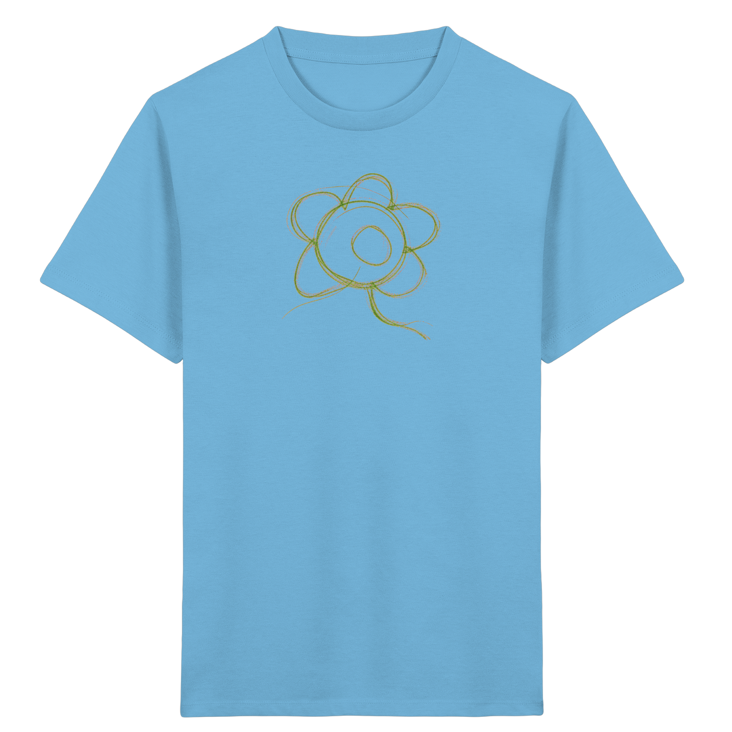 Grüner Kringelkopf für Kinder - Kinder Bio T-Shirt