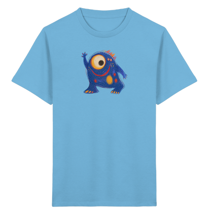 Kullerauge Kritzelmonster Kinder Shirt - Kinder Bio T-Shirt