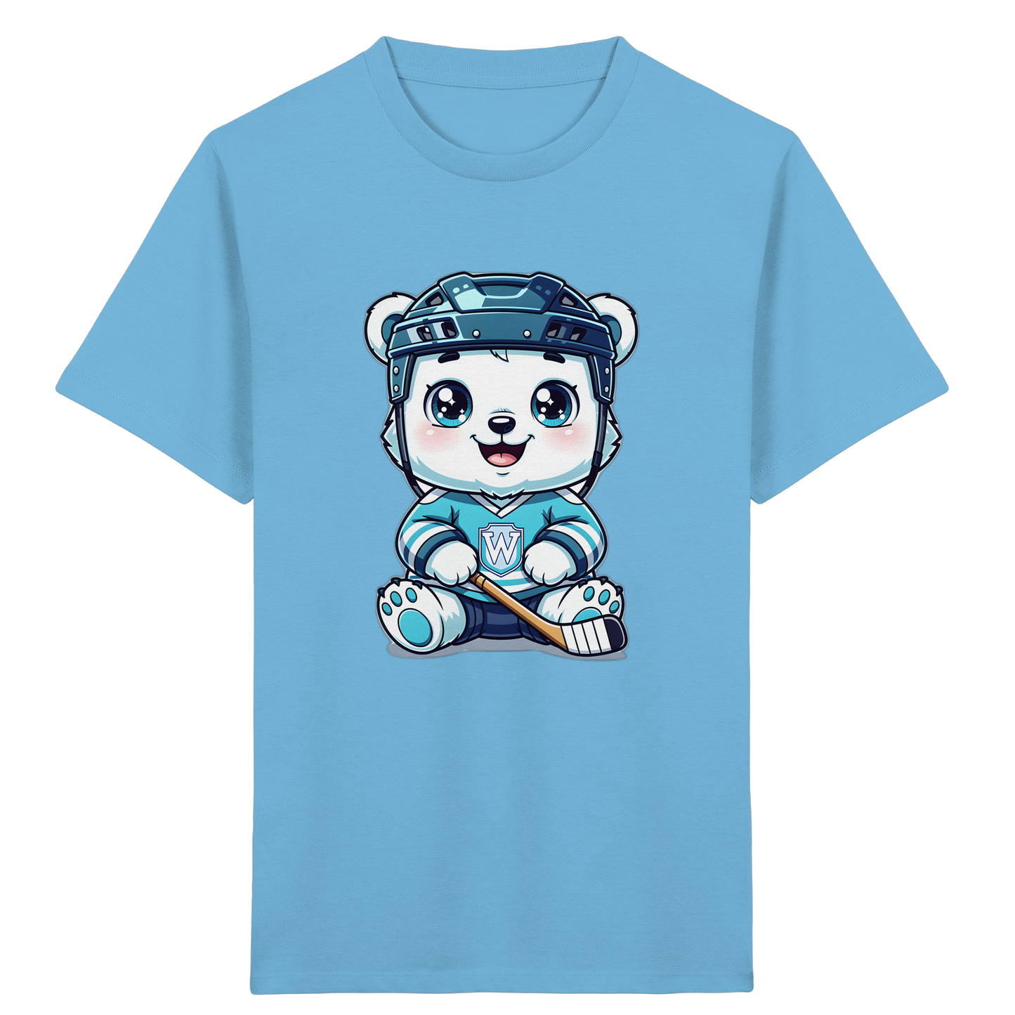 Eisbär Eishockey T-Shirt für Kinder