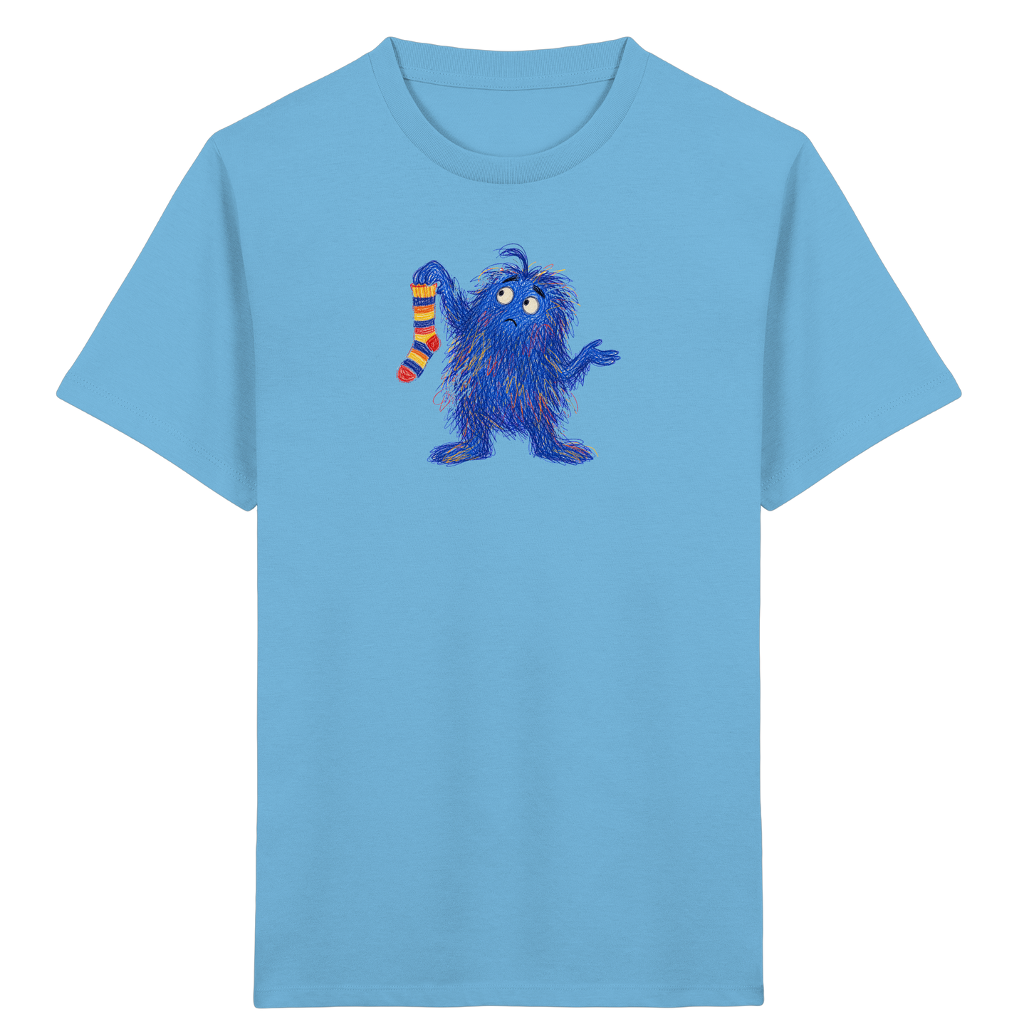 Sockensucher Monster Kinder T-Shirt - Kinder Bio T-Shirt