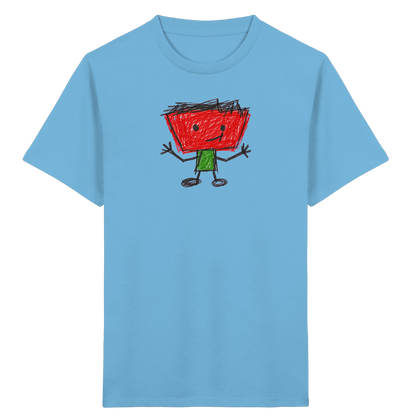 Kritzelkopf mit Zackenhaar - Kinder Bio T-Shirt