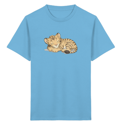 Schlafendes Tigerjunges Kinder T-Shirt - Kinder Bio T-Shirt