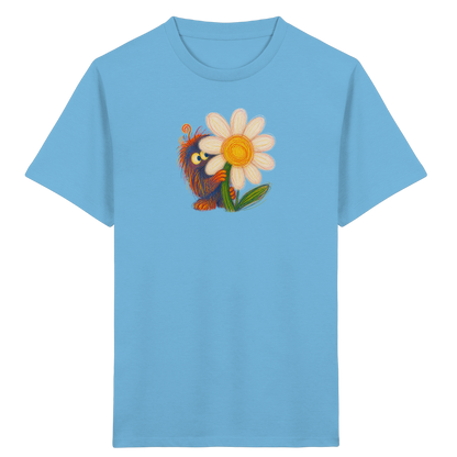 Gänseblümchen Monster Kinder T-Shirt - Kinder Bio T-Shirt