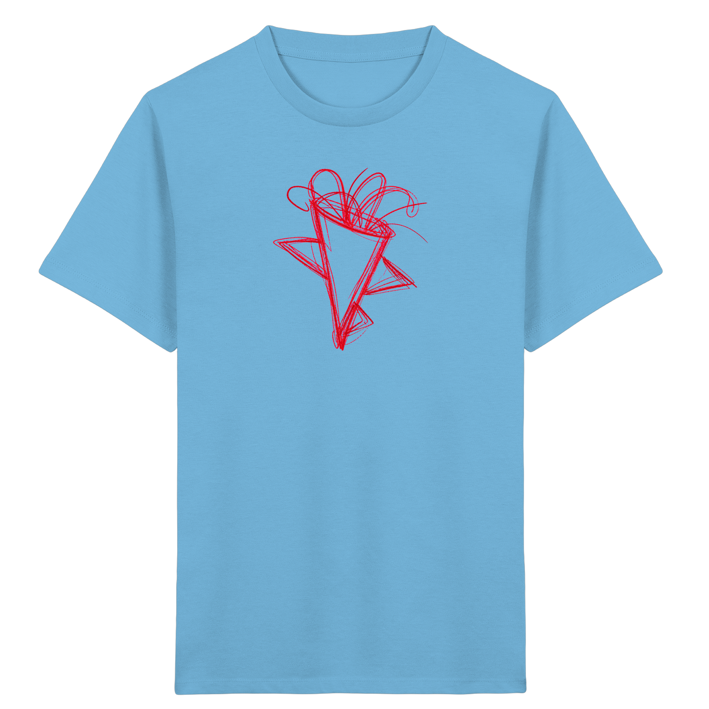Tomatenrote Wackel-Schultüte - Kinder Bio T-Shirt