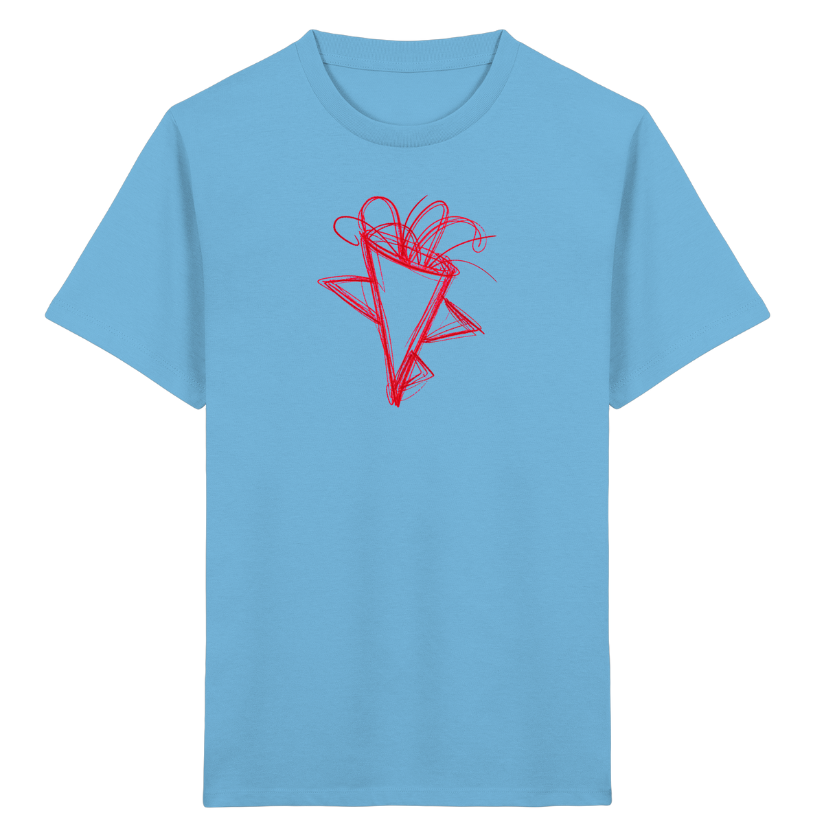 Tomatenrote Wackel-Schultüte - Kinder Bio T-Shirt