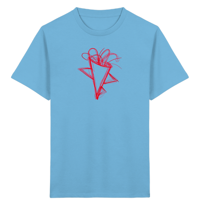 Tomatenrote Wackel-Schultüte - Kinder Bio T-Shirt