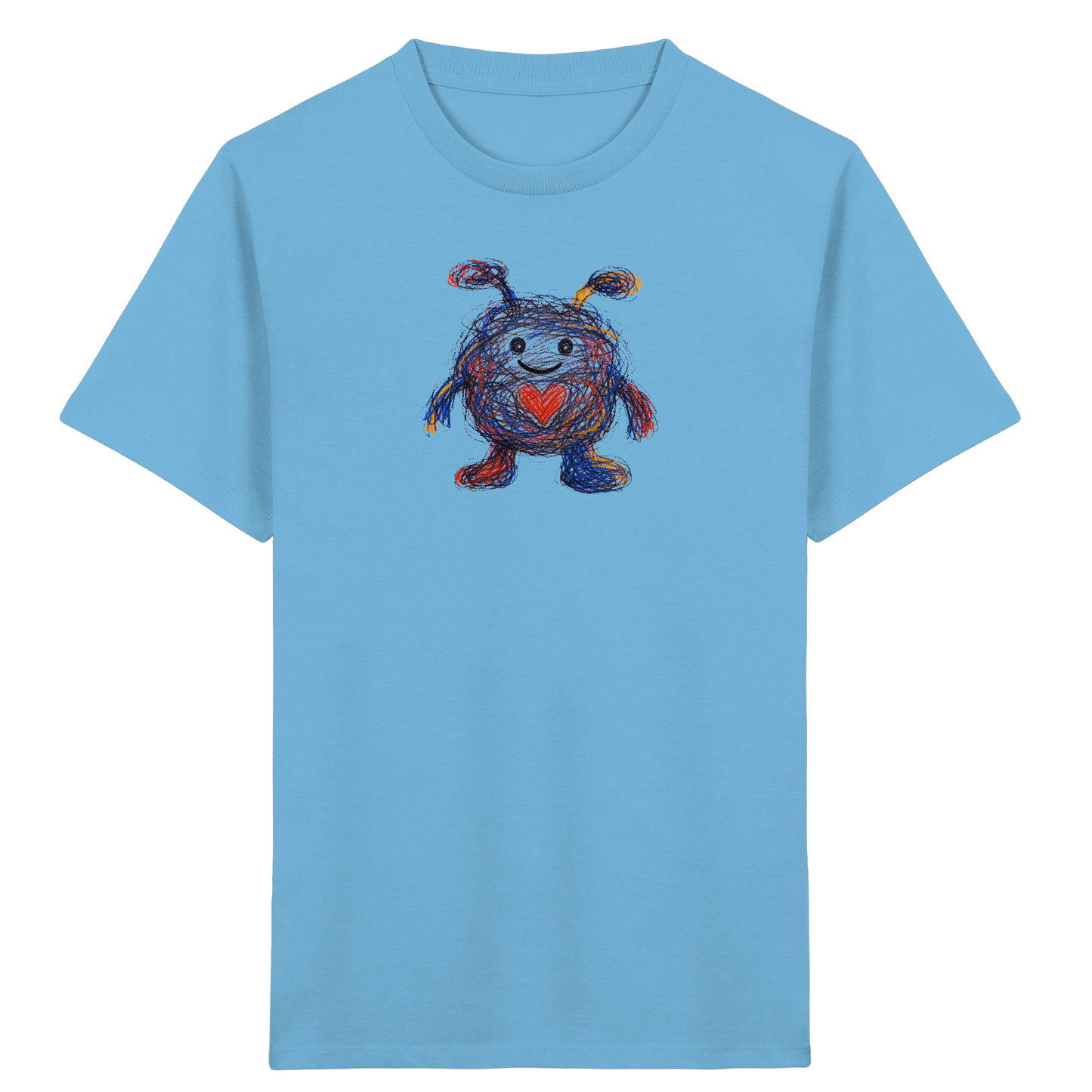 Herzknäuel Monster Kinder T-Shirt - Kinder Bio T-Shirt