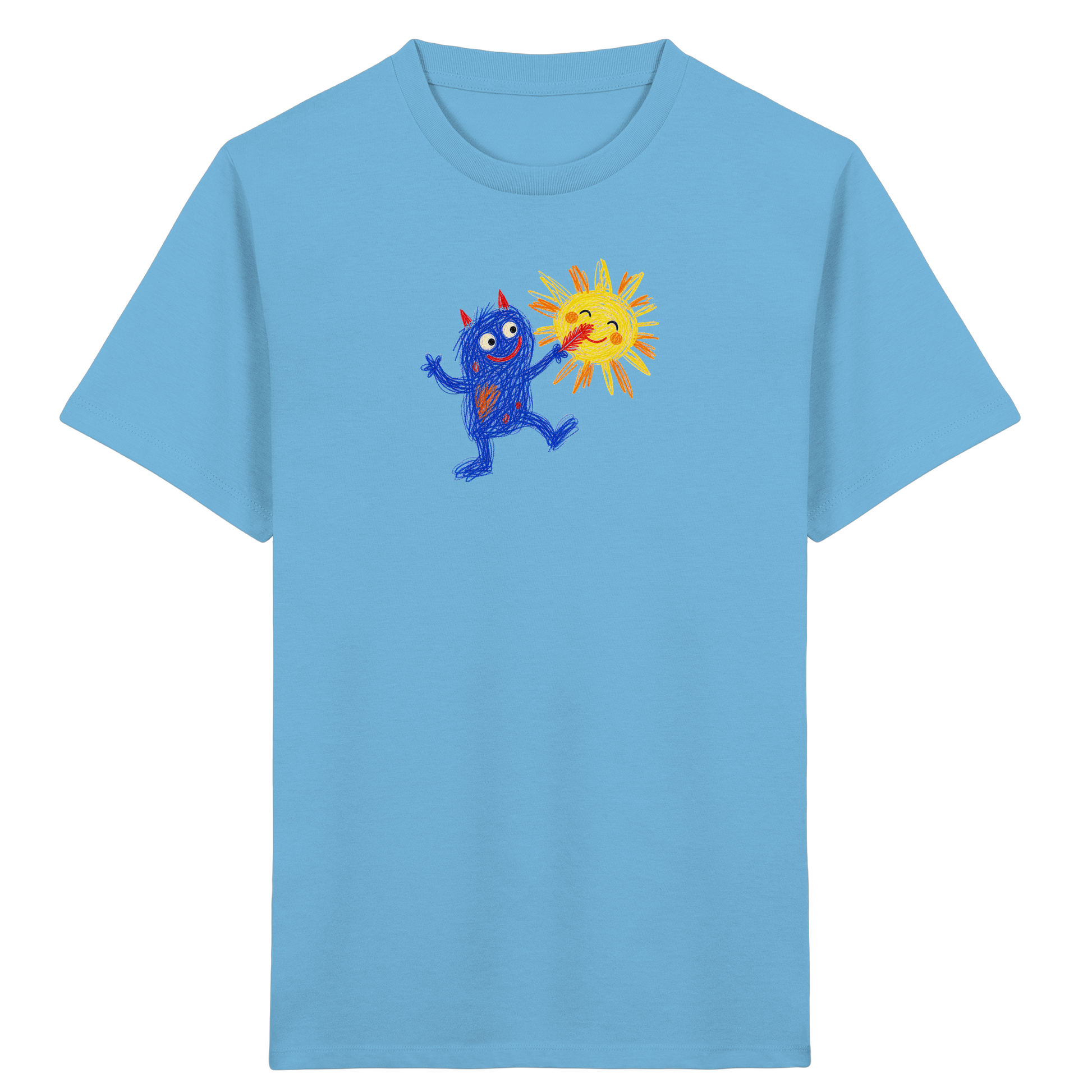 Sonnenkitzler Monster Kinder Shirt - Kinder Bio T-Shirt