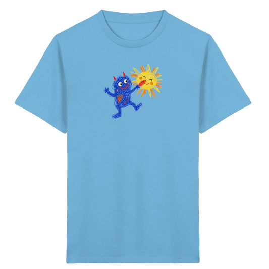 Sonnenkitzler Monster Kinder Shirt - Kinder Bio T-Shirt