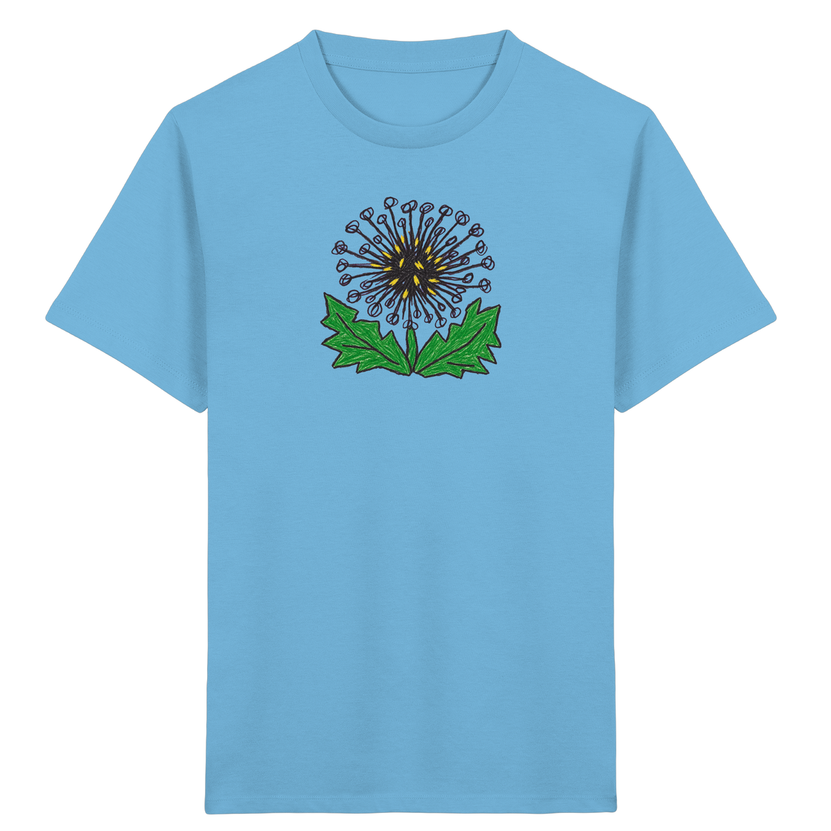 Kritzel Löwenzahn Kinder Shirt - Kinder Bio T-Shirt