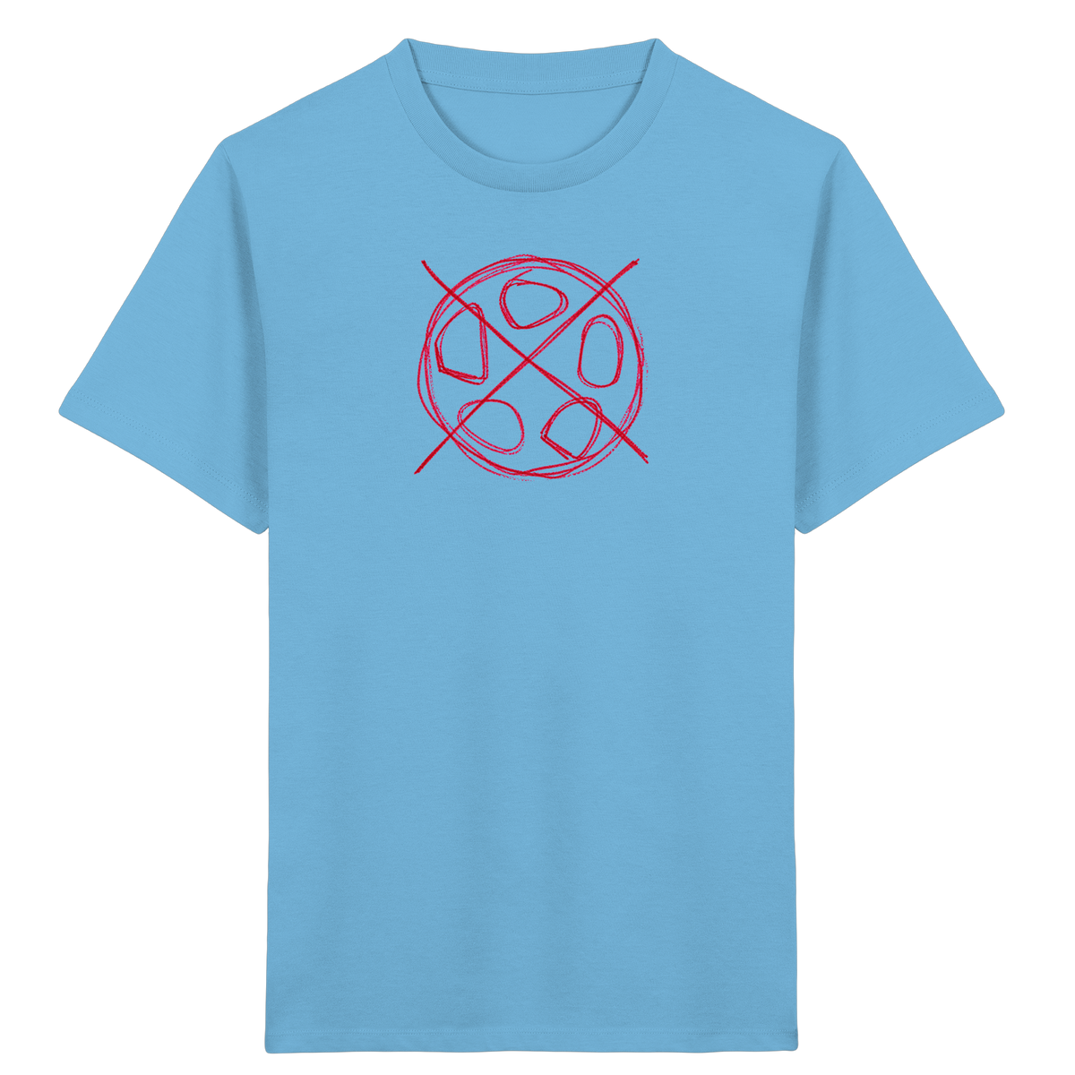 Krakel Fußball mit Stiften - Kinder Bio T-Shirt
