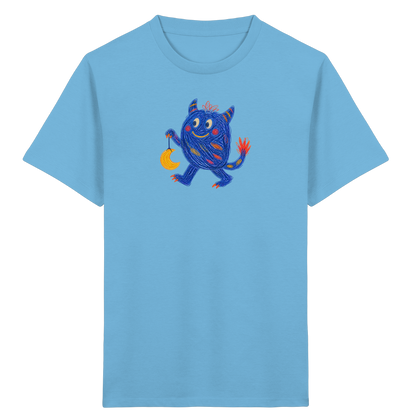 Mondlaterne Monster Kinder T-Shirt - Kinder Bio T-Shirt