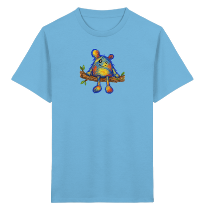 Astsitzer Kritzelmonster auf Ast - Kinder Bio T-Shirt