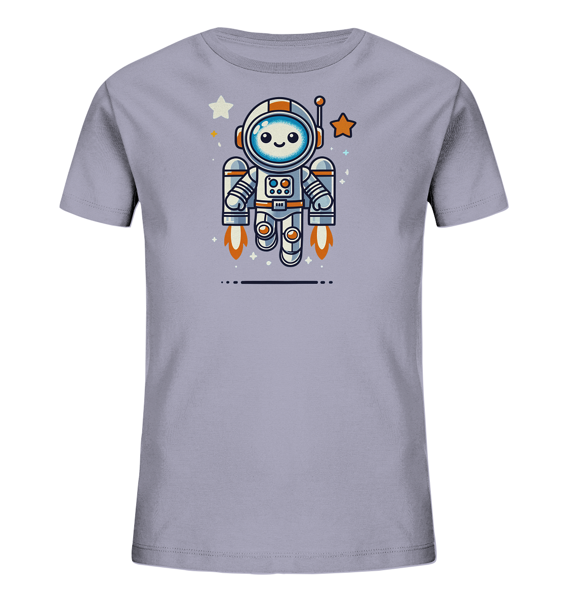 Kinder T-Shirt Astro-Roboter mit Jetpack - Kinder Bio T-Shirt