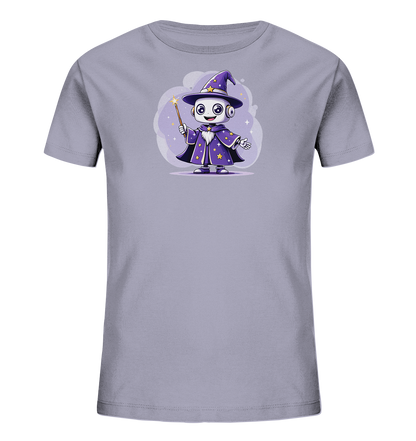 Kinder-T-Shirt | Roboter-Zauberer mit Sternen - Kinder Bio T-Shirt