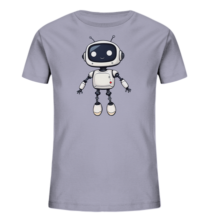 Roboterfreund mit großen Augen – Kinder-T-Shirt - Kinder Bio T-Shirt