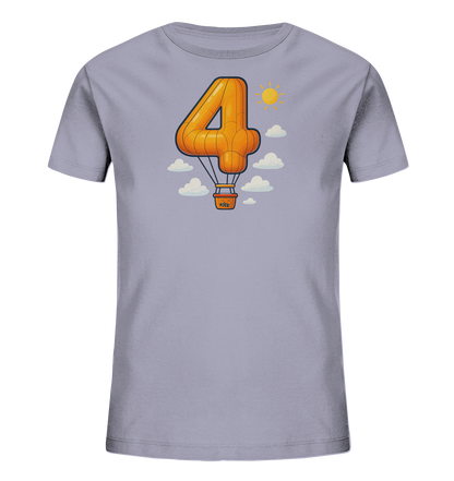 Ballon-Vier über Wolken Motiv auf Kinder T-Shirt