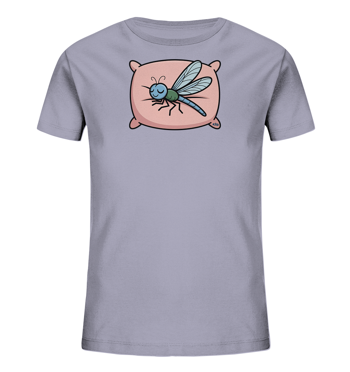 Schlafende Libelle – Kinder-T-Shirt