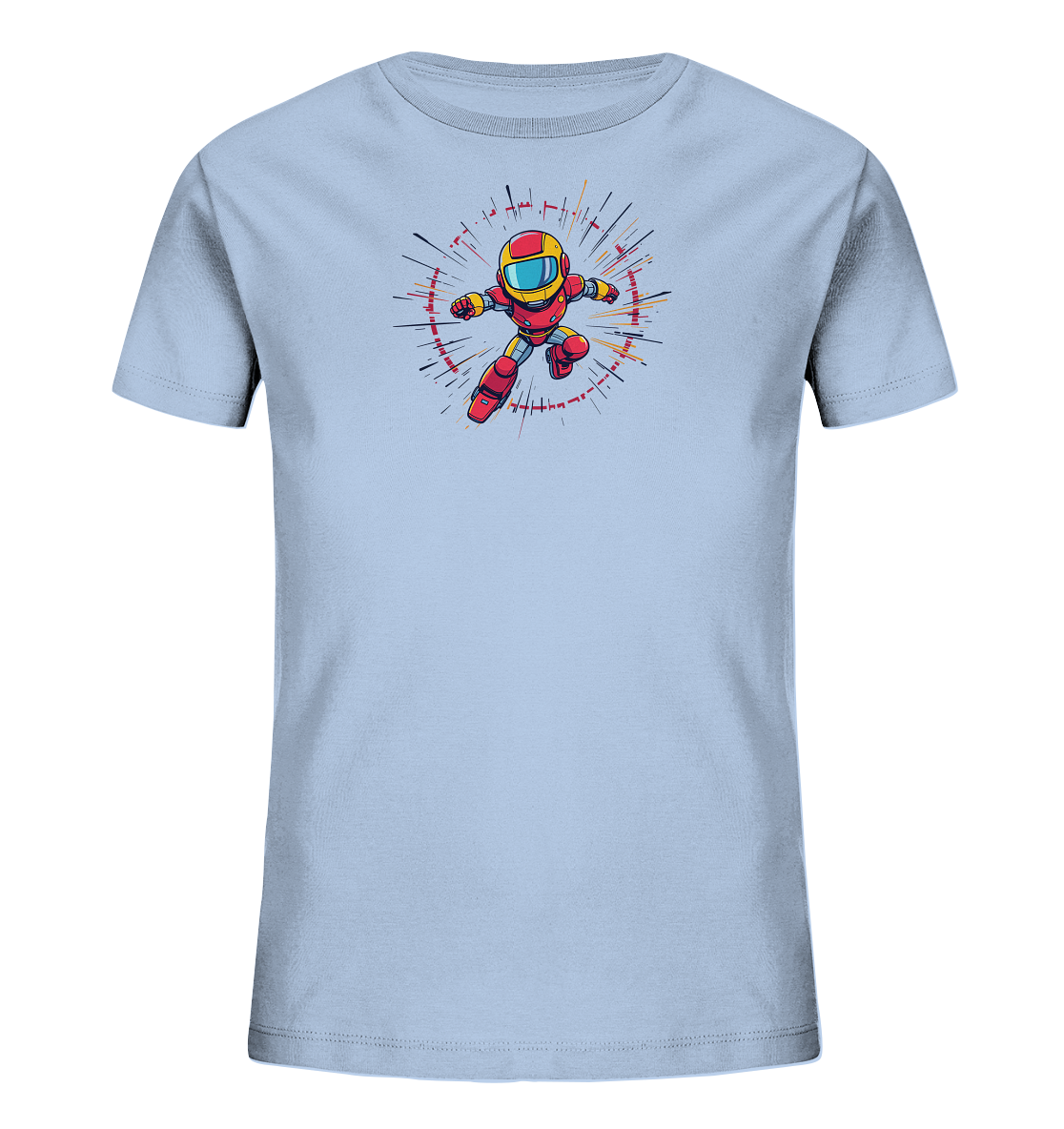 Kinder T-Shirt | Super-Roboter im Energieschub - Kinder Bio T-Shirt
