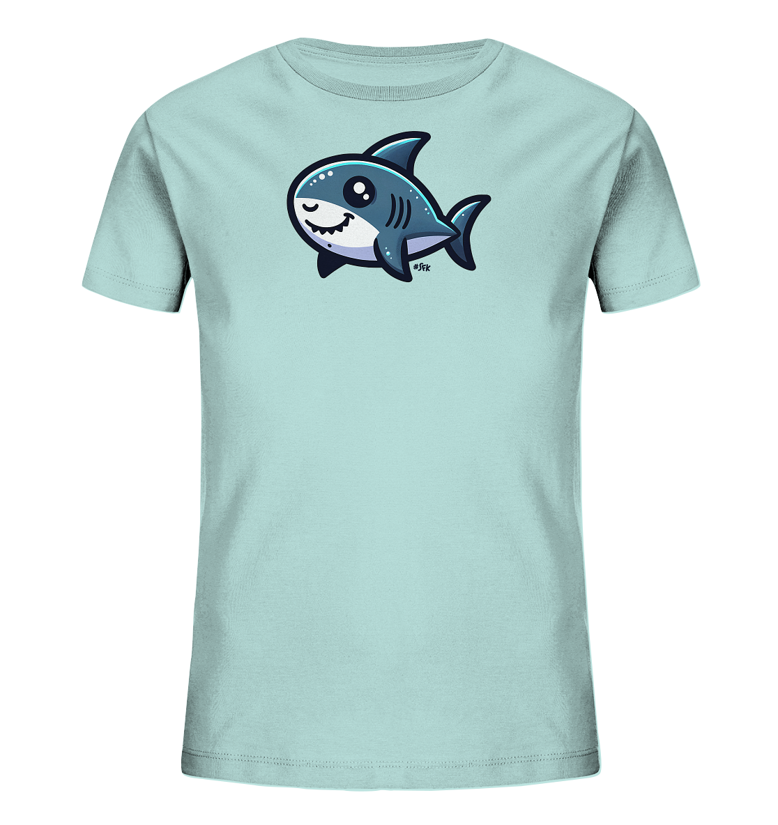Kinder T-Shirt mit lachendem und zwinkerndem Hai