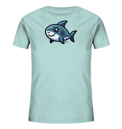 Kinder T-Shirt mit lachendem und zwinkerndem Hai