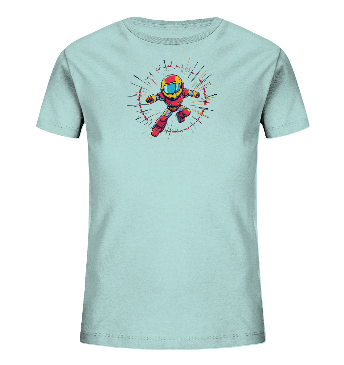 Kinder T-Shirt | Super-Roboter im Energieschub - Kinder Bio T-Shirt