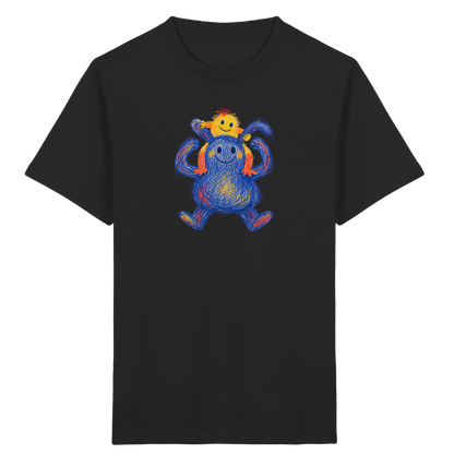 Huckepack Monster Kinder T-Shirt - Kinder Bio T-Shirt