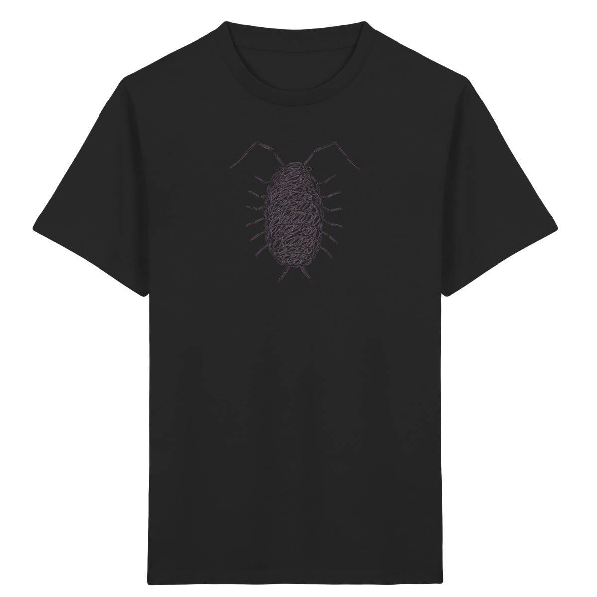 Kellerassel von oben - Kinder Bio T-Shirt Vorderseite