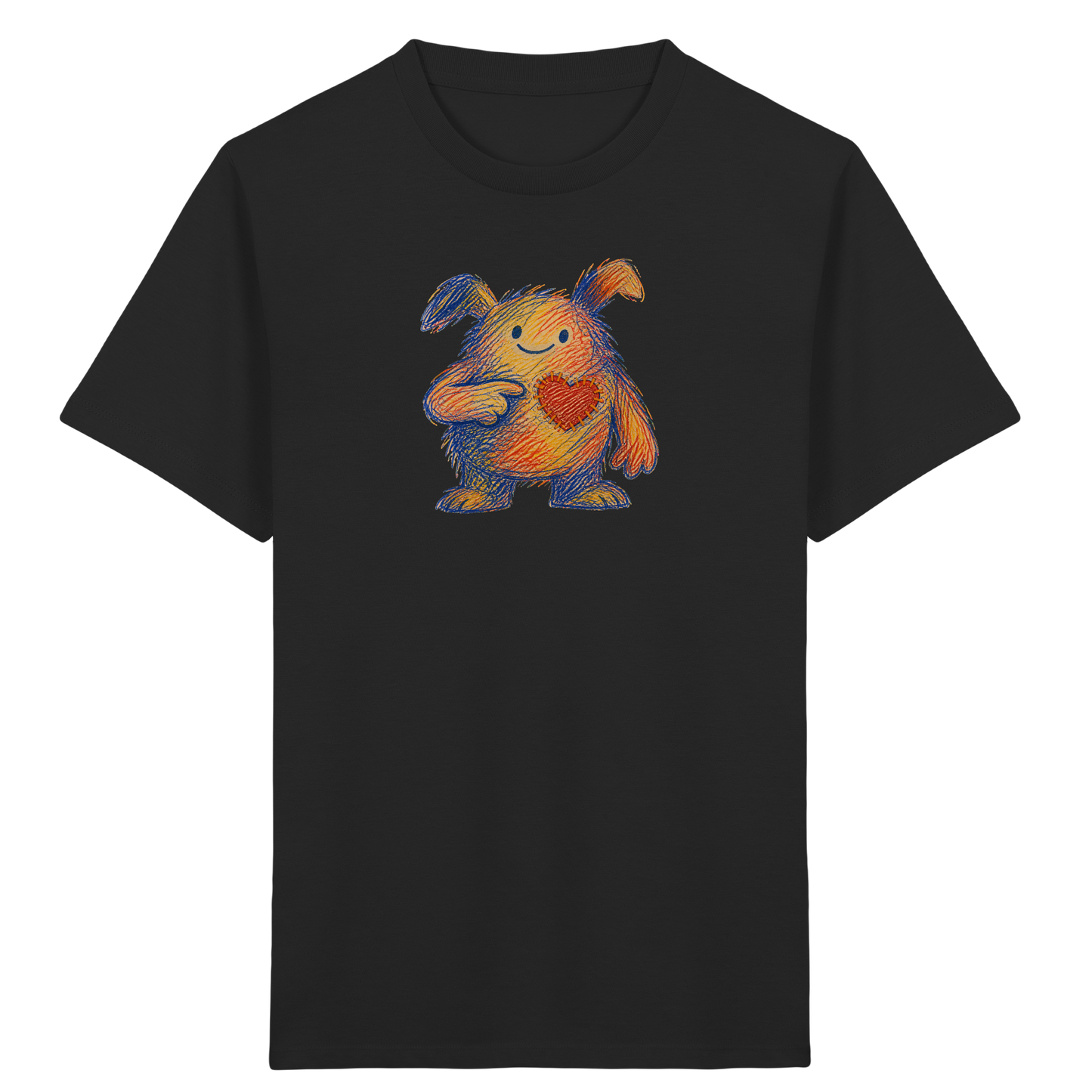 Flickenfreund Monster Kinder Shirt - Kinder Bio T-Shirt