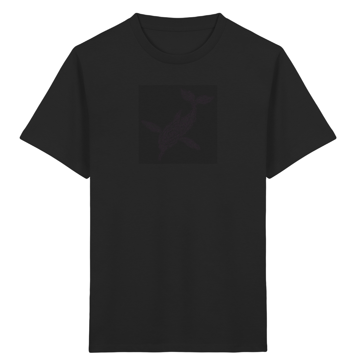 Delfin von oben - Kinder Bio T-Shirt Vorderseite