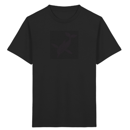 Delfin von oben - Kinder Bio T-Shirt Vorderseite