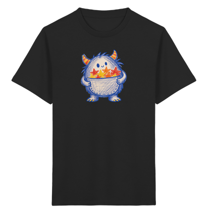 Kleines Monster mit Sternentasche - Kinder Bio T-Shirt