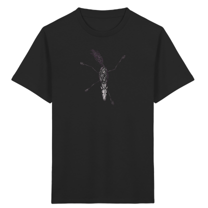 Pferd von oben gezeichnet - Kinder Bio T-Shirt Vorderseite