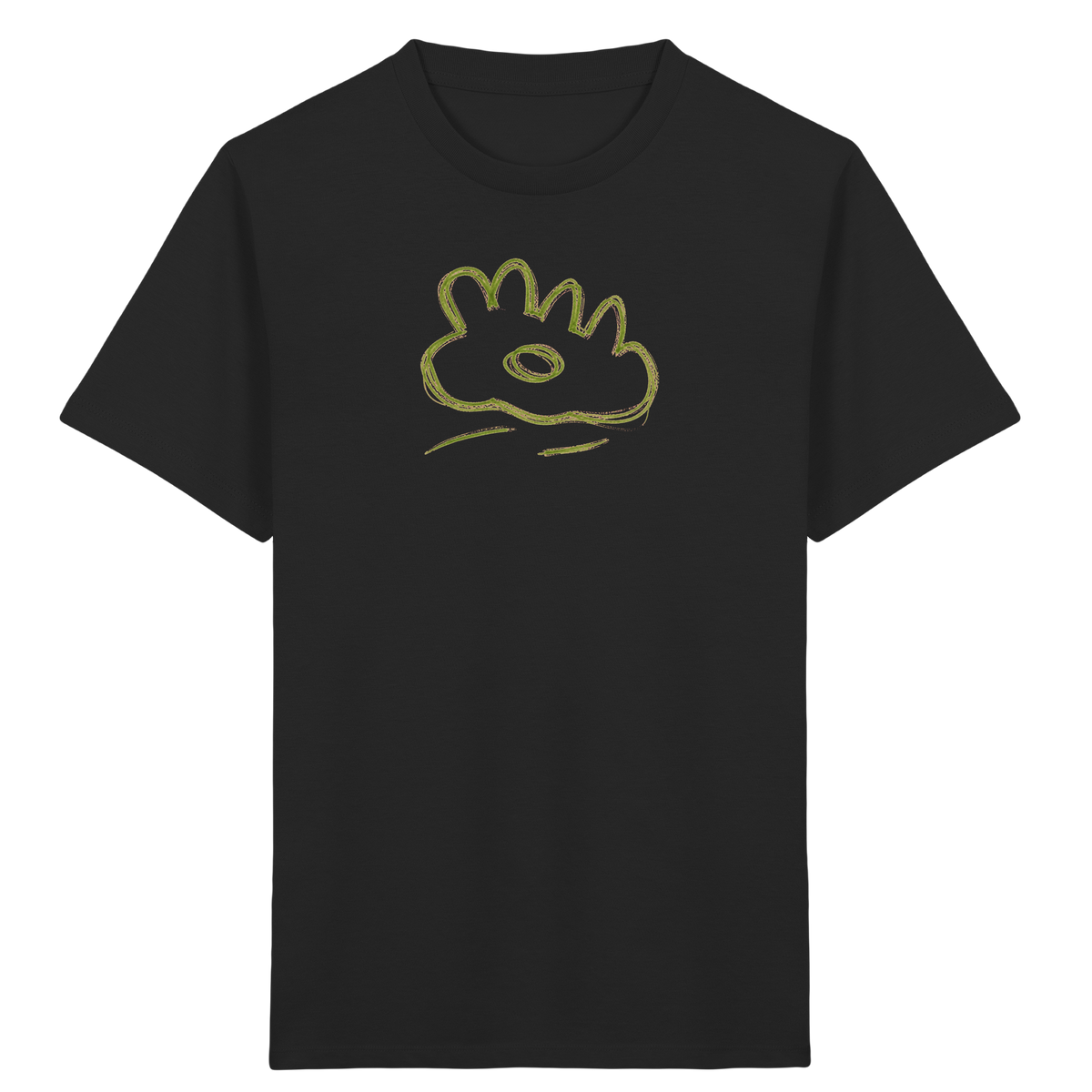 Grüne Wackelwolke Kinder T-Shirt - Kinder Bio T-Shirt
