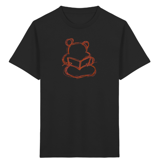 Kinder T-Shirt – Wackelbär mit offenem Buch