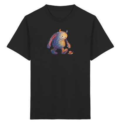 Schneckenfreund Monster Kinder T-Shirt - Kinder Bio T-Shirt